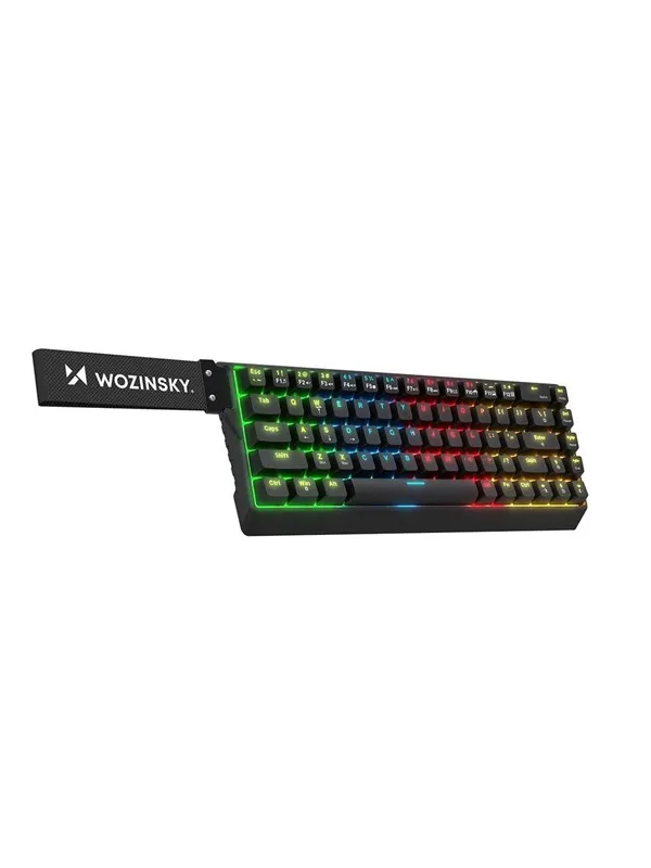 Wozinsky WKGP-1165 Mechanical RGB Backlit Gaming Keyboard - Black (US International ISO) - US Internasjonal - Svart