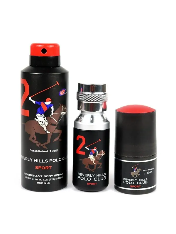 Beverly Hills Polo Club Set : 1982 - Sport 2 Eau De Toilette, For Men