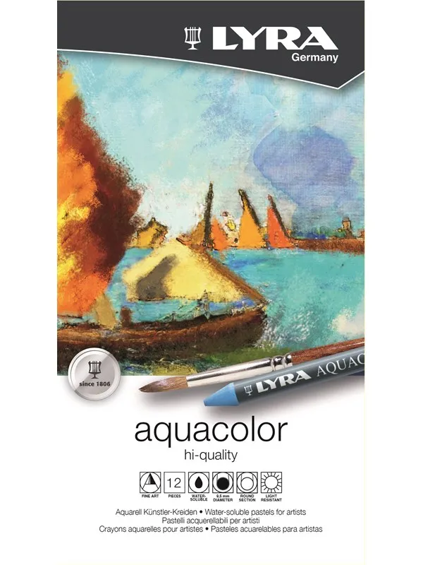 Lyra Aquacolor Metal Case 12 pcs
