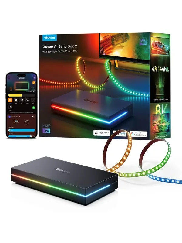 Govee AI Sync Box 2 for 75-85 inch TVs