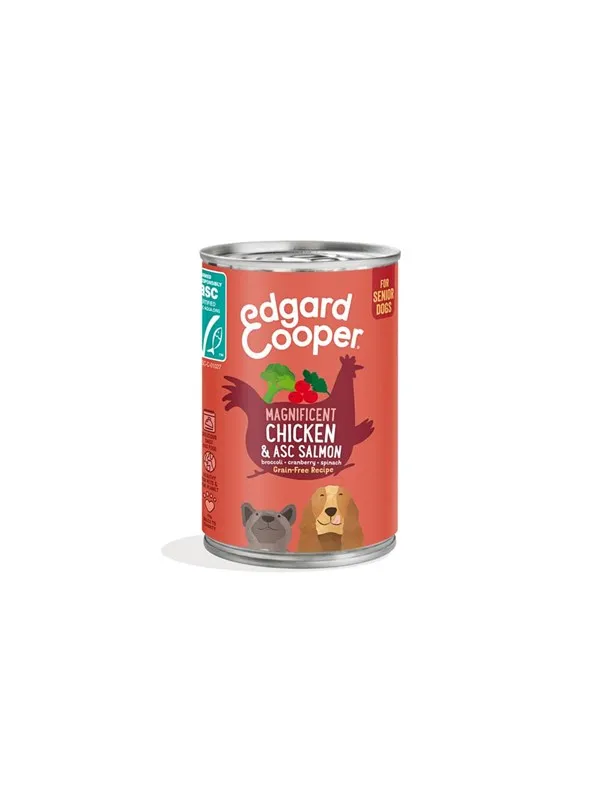 Edgar Cooper - Chicken & Salmon for senior dogs 400 g