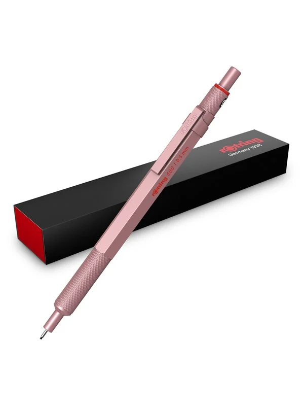 Rotring 600 Mechanical Pencil Rose Gold 0.5 mm