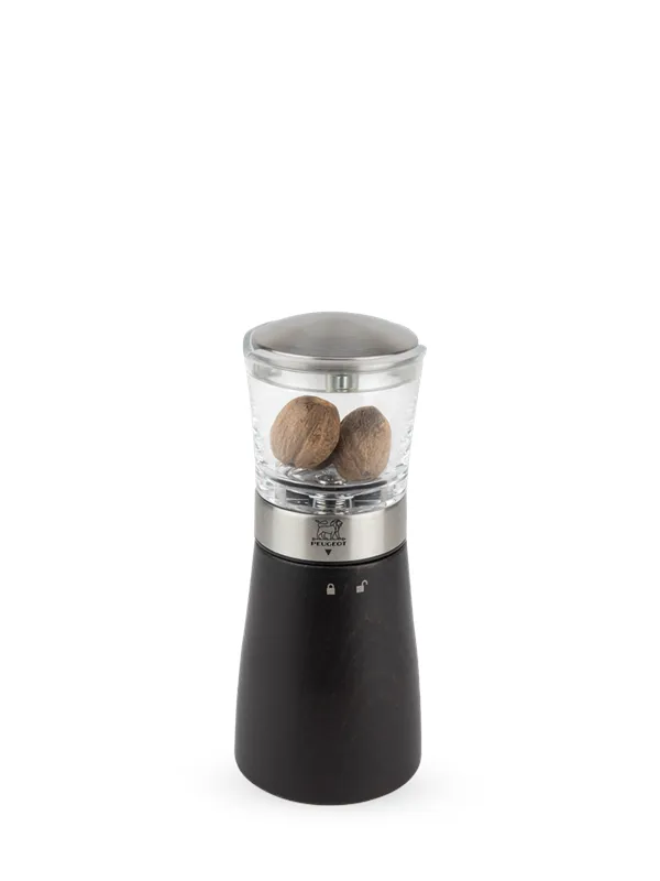 Peugeot Mattress nutmeg grinder acrylic / chocolate wood 15cm