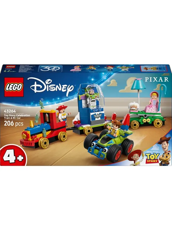 LEGO Disney 43264 Festtog og fjernstyrt bil fra Toy Story