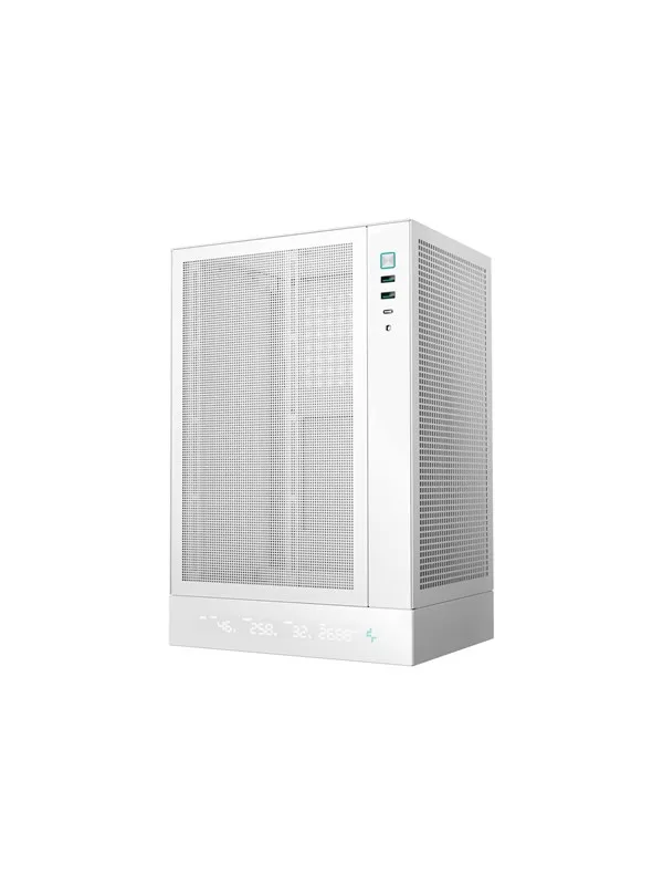 DeepCool CH170 DIGITAL - Kabinett - Tower - Hvit