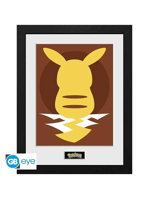 ABYstyle - POKEMON Framed print Pikachu Silhouette 25" - Bilde