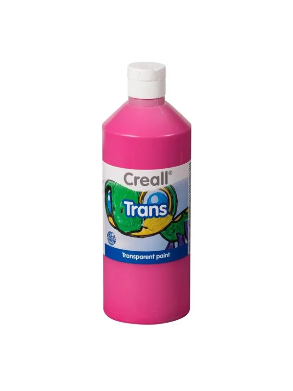 Creall Transparent Paint Pink 500ml