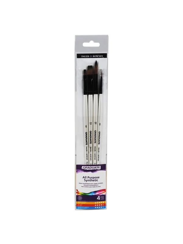 Daler-Rowney Graduate Synthetic Set 4 pcs
