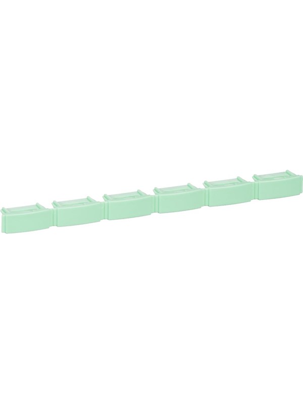 LK Colour code bar green for patchpanel 6p