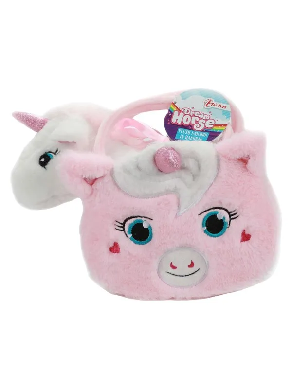 Dream Horse Plush Unicorn in Bag
