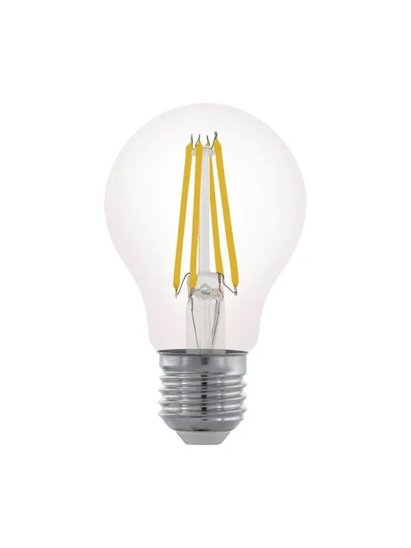 EGLO LED-lyspære A60 Standard 7.5W/827 806 lumen clear dimmable E27