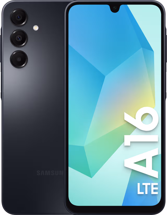 Samsung Galaxy A16 LTE smarttelefon 8/256GB (sort)