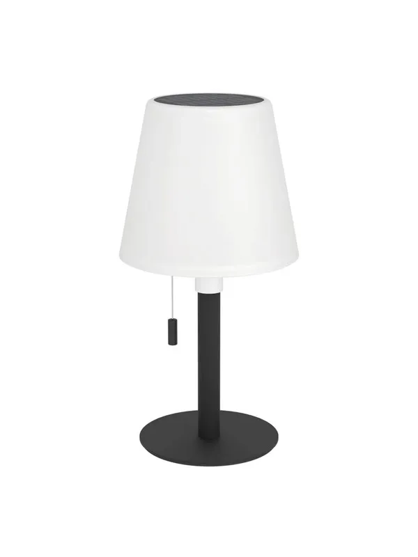 EGLO MONTAPALMA SOLCELLEPLATE RGBW DIMMER HVIT/SVART