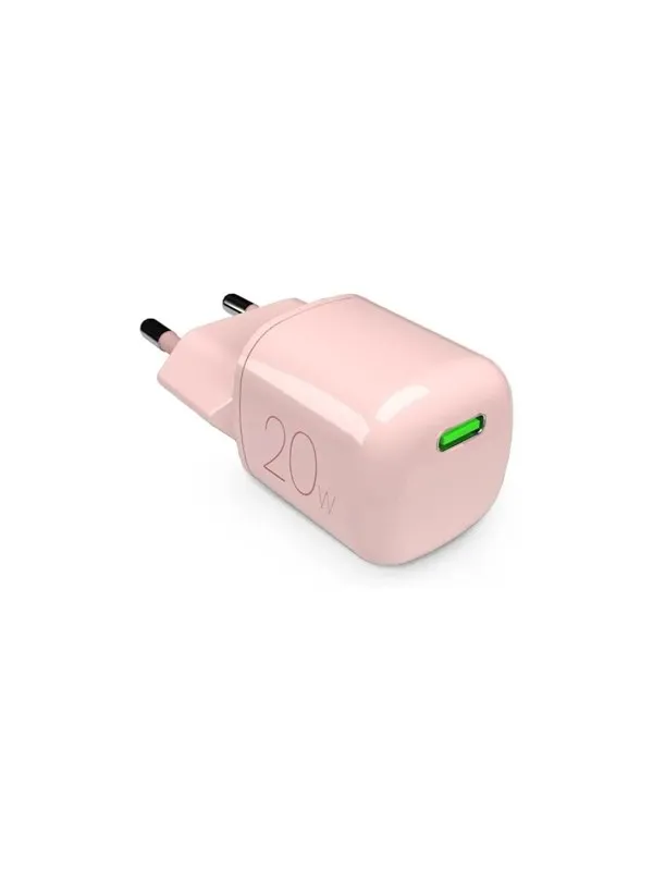 Puro MiniPro 20W USB-C Wall Charger - GAN Technology - Rose
