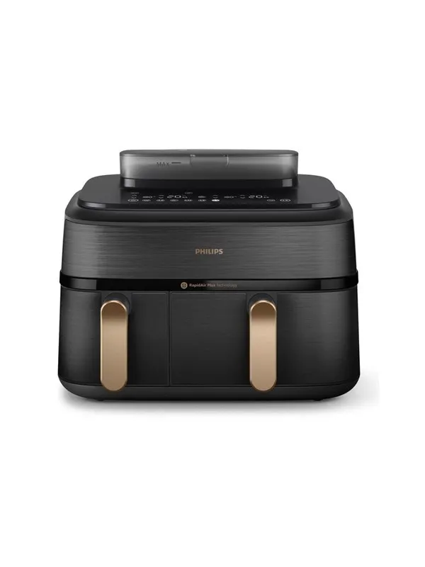 Philips 5000 Series NA552 - double hot air fryer - black stainless steel