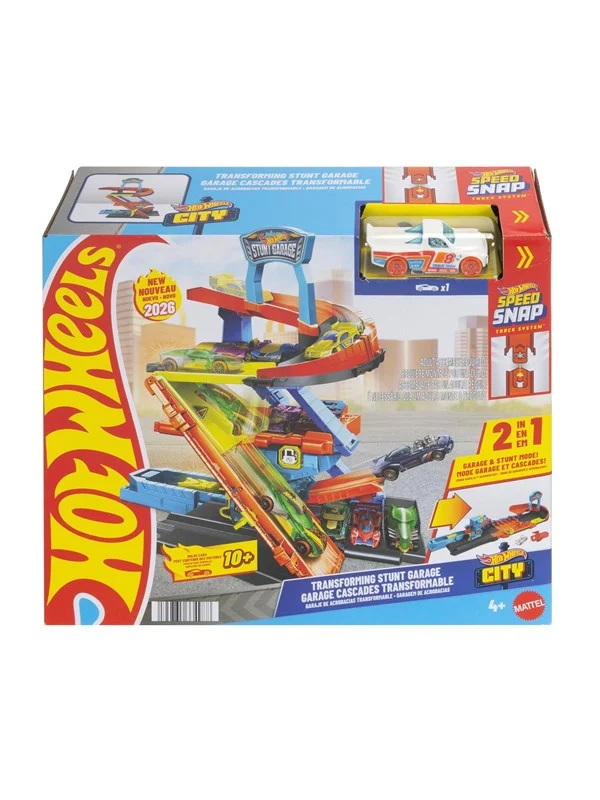 Hot Wheels City Transforming Stunt Garage