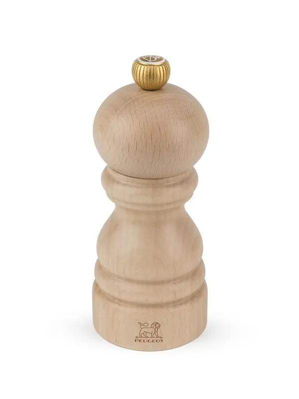 Peugeot Paris Salt Mill in upcycled Wood Natural 12cm