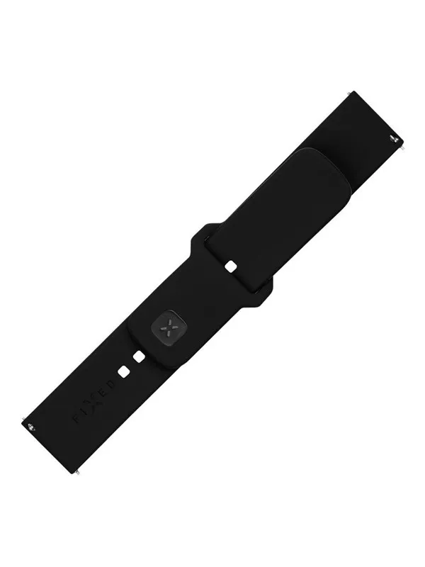 FIXED Silicone Strap Smartwatch Universal 22 mm Black