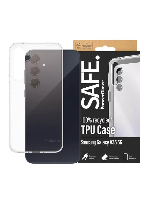 SAFE by PanzerGlass TPU Case Samsung Galaxy A35 5G | Transparent