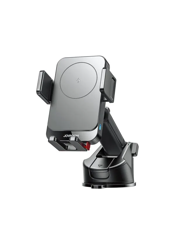 Joyroom JR-ZS241S car mount with inductive charger for dashboard - black