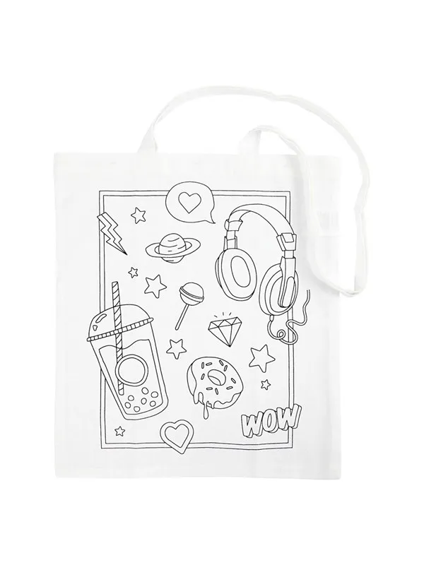 Creativ Company Shoulder Bag with Print