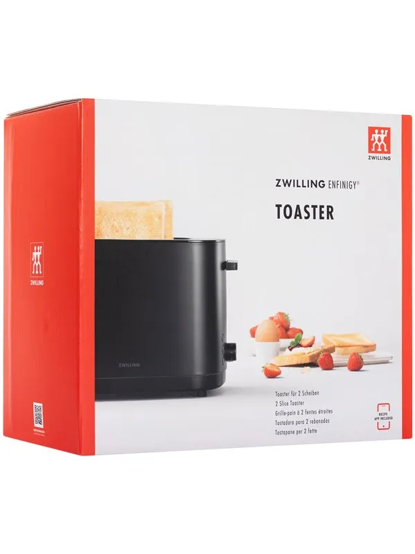 Zwilling Brødrister Enfinigy toaster - Black