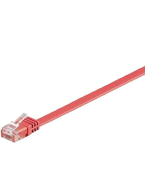 Pro LAN CAT 6 UTP Flat - Rød - 3m