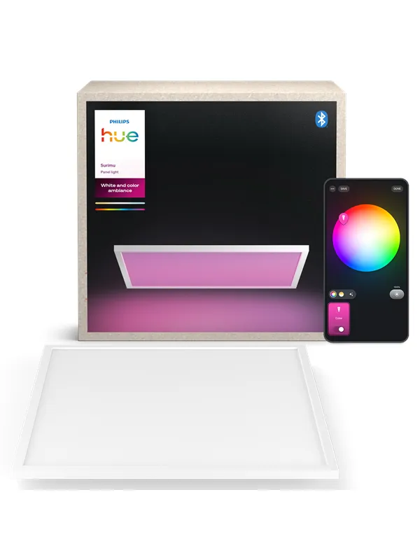Philips Hue WCA Surimu Panel Rectangular 60 x 60 cm 60W