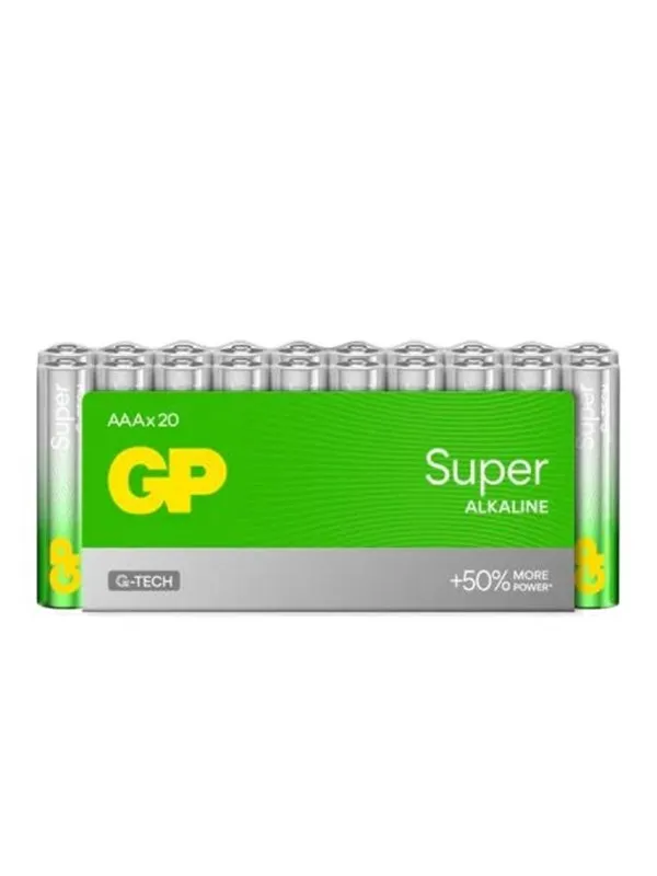 GP Battery Super Alkaline AAA/LR03 20-pack