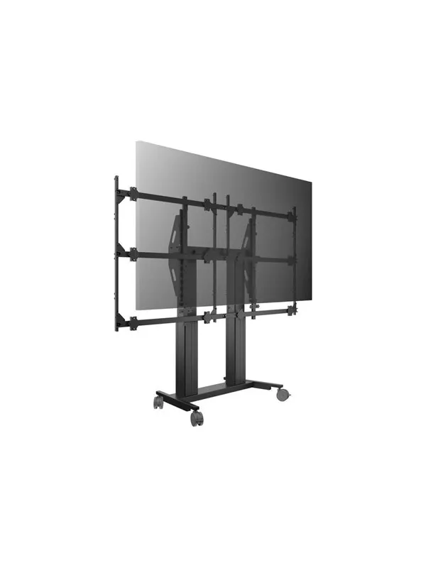 Multibrackets M Pro Series stand - for flat panel - motorised all in one - black - Max - recommended for 136"