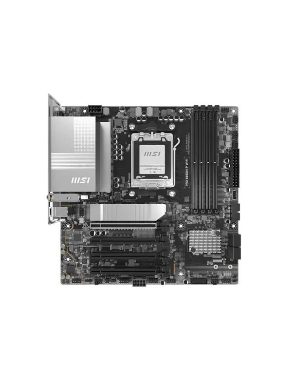 MSI PRO B850M-P WIFI Hovedkort - AMD B850 - AMD AM5 socket - DDR5 RAM - Micro-ATX