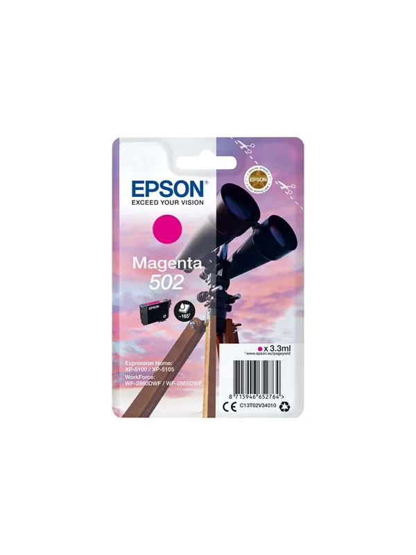 Epson 502 - magenta - original - blækpatron