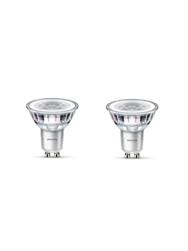 Philips LED-lyspære Classic 3.5W/840 (35W) 36° 2-pack GU10