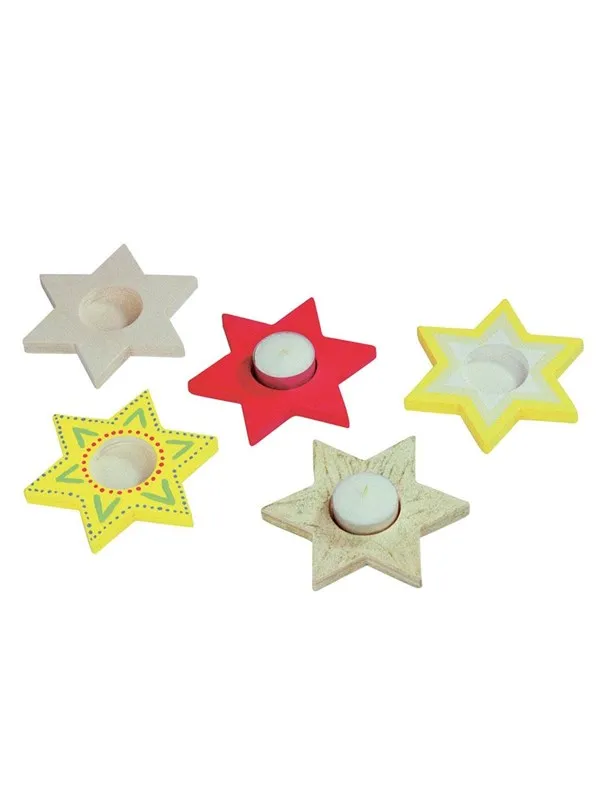 Beleduc Color your own Tealight Holder Star