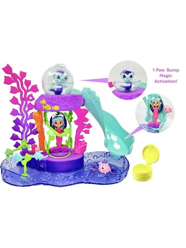 Gabby's Dollhouse Gabby's Movie Mercats Kitty Aquarium Playset, Akvarium-lekesett