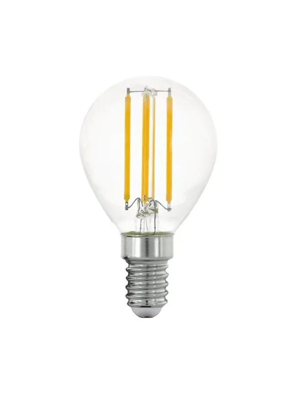 EGLO LED-lyspære P45 Mini ball 4W/827 470 lumen clear E14