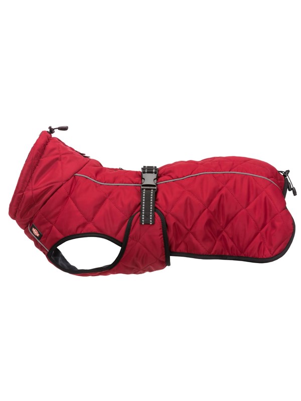 Trixie Minot Dog Coat Red Size XS Stomach Circum: 28-46cm Back Length: 30cm