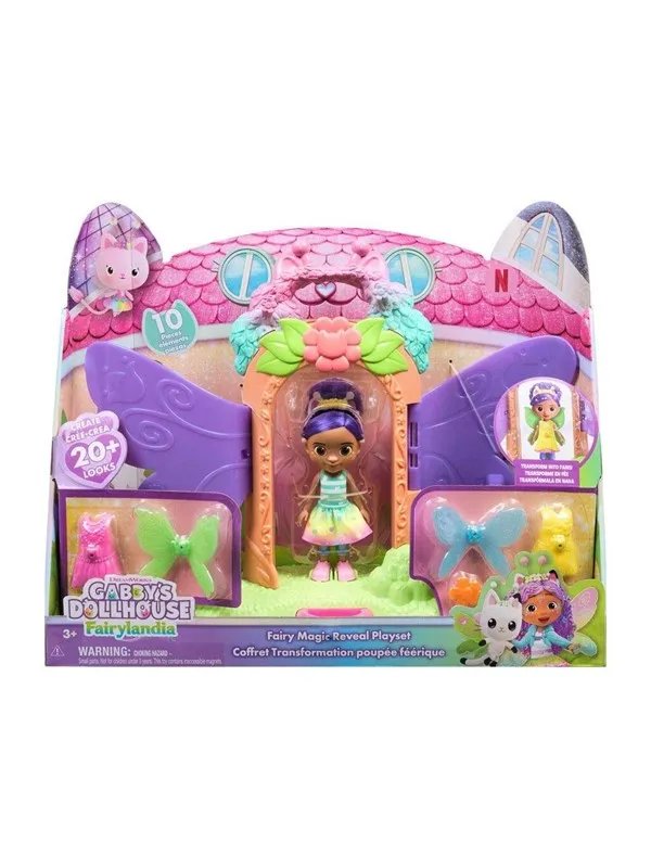 Gabby's Dollhouse Fairy Magic Reveal Playset