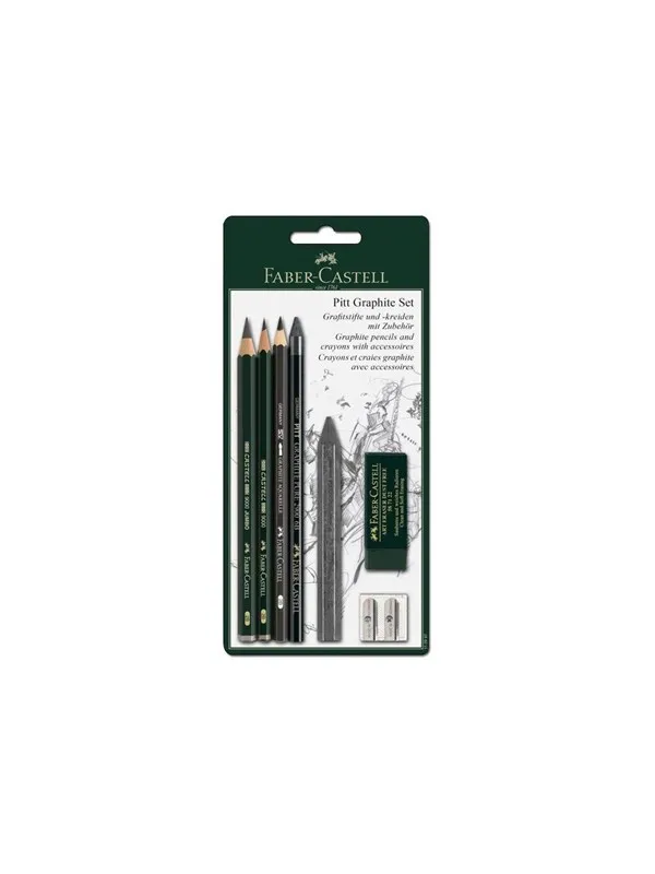Faber-Castell Pitt Graphite set - crayon and pencil set - 5 pieces