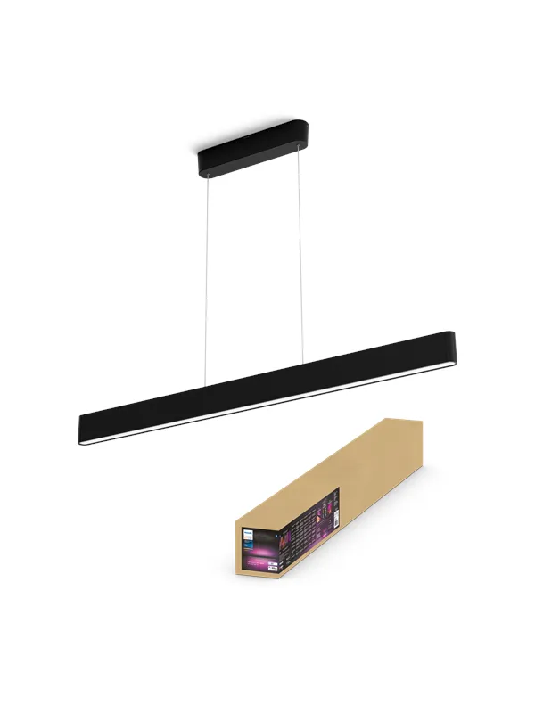Philips Hue Ensis (svart) hvit og farge Ambiance pendellampe