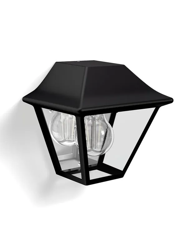 Philips Alpenglow wall lantern black 1x42W 230V