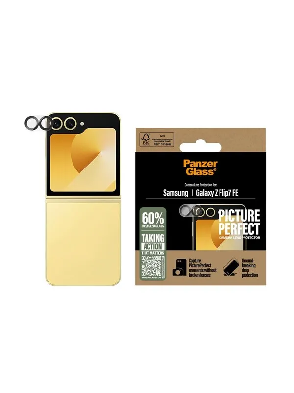 PanzerGlass PicturePerfect Camera Lens Protector Samsung Galaxy Z Flip7 FE