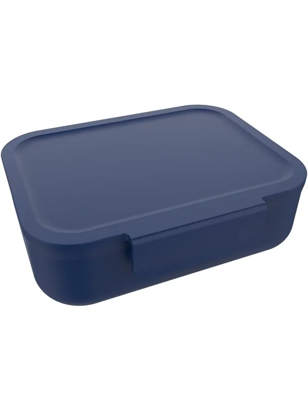Euromic LUNCH BUDDIES Navy Blue lunch box w/clip&divider