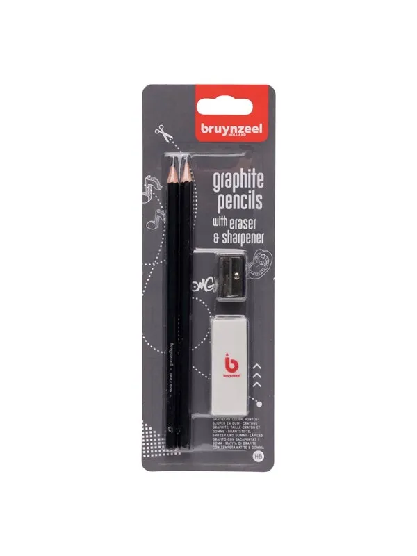 Bruynzeel Graphite Pencil Set 4 pcs.