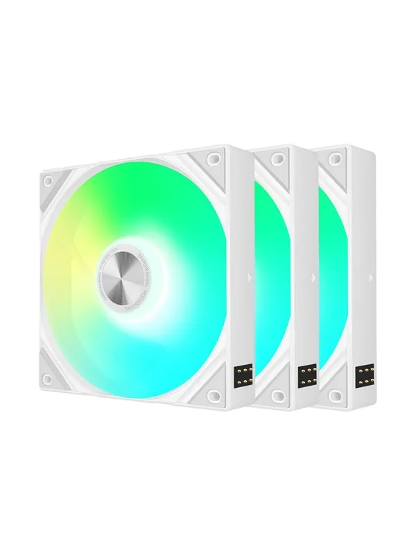 Tryx ROTA SL ARGB 120mm Fan Triple Pack White - Kabinettvifte - 120mm - Hvit med RGB-lys - 28 dBA