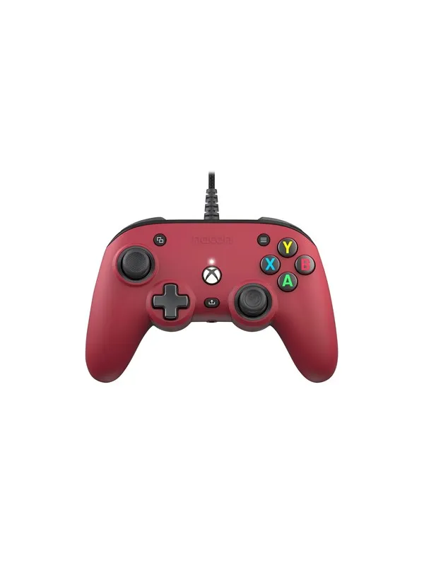 NACON Official Wired Pro Compact Controller - Red - Wired Controller - Microsoft Xbox Series S