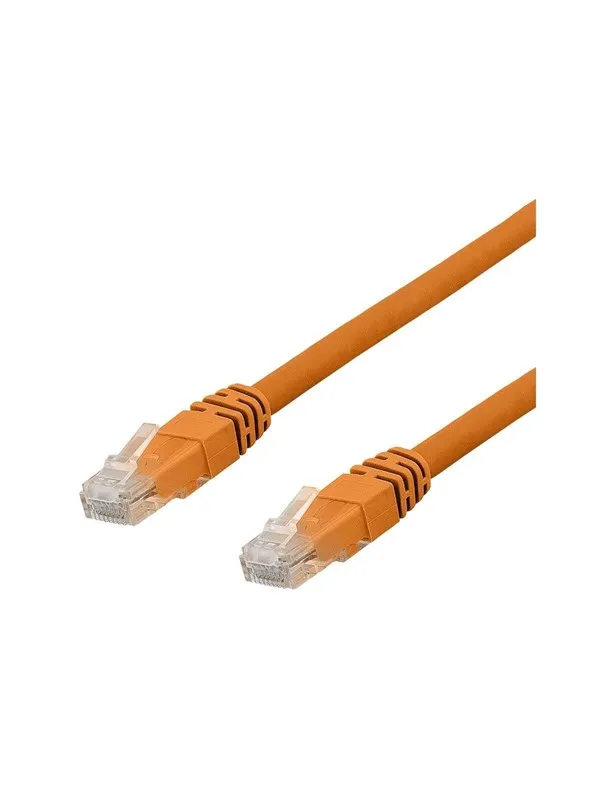 Deltaco TP-61ORAU - patch cable - 1 m - orange - Oransje - 1m