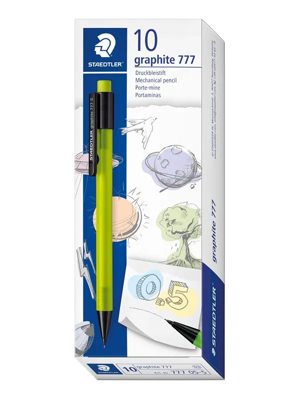 Staedtler Mechanical pencil graph.B 10 pcs  05mmGreen