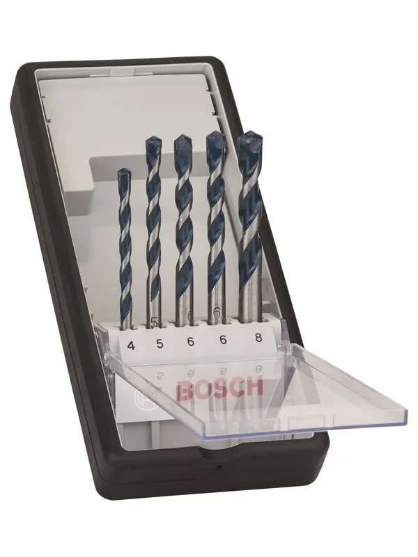 Bosch 5-delers Robust Line betongbor-sett CYL-5 4; 5; 6; 6; 8 mm