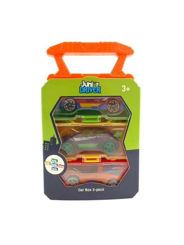 Junior Driver Car with Display Box 3-Pack